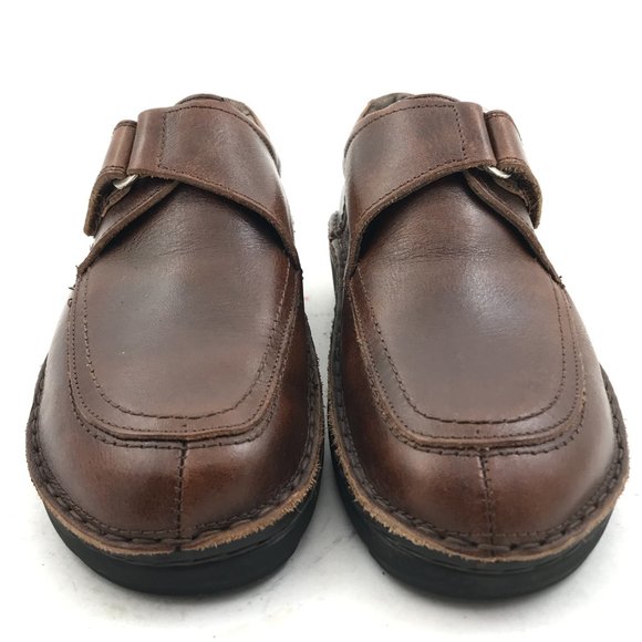 Naot Brown Leather Comfort Shoes Hook & Loop Strap Women’s Size 6 US / 37 EU - Picture 4 of 8